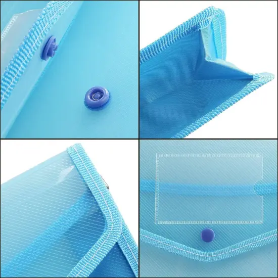 A4 Plastic Wallet Folder Envelope {4}