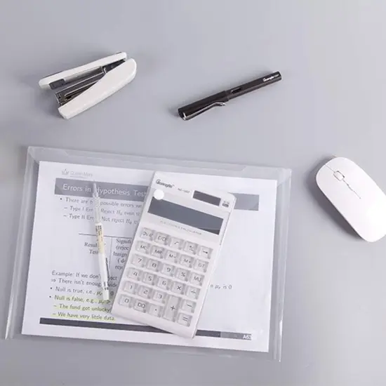 Plastic Envelopes with Button Snap Closure {5}