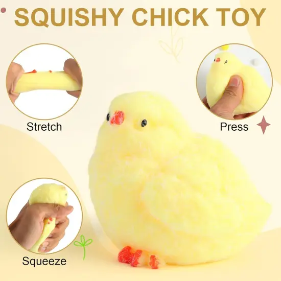 3 PCS Squishy Chicken Toys {2}