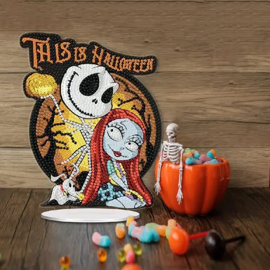 Spooky Halloween Tabletop Diamond Painting Kits {3}