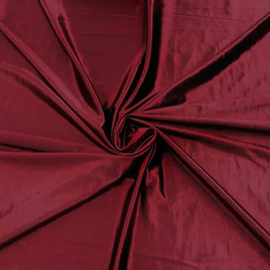 1 Yard Deluxe Heavy Shiny Polyester Spandex Fabric Stretch Knit for Activewear & Swimwear 58/60 Inches Wide Burgundy {1}
