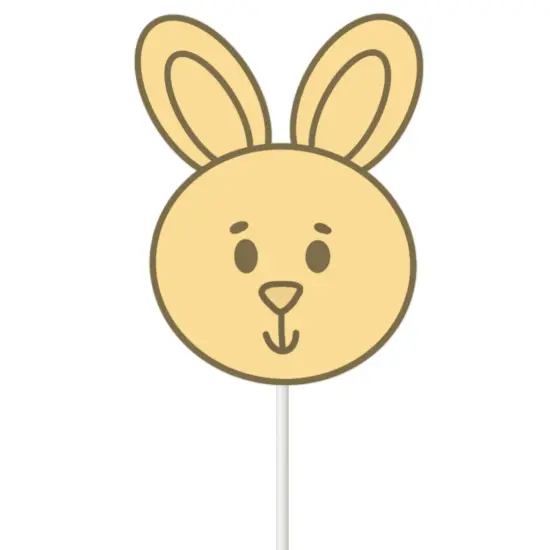 Easter Bunny FaceCake Pop Mold OR Popper {4}