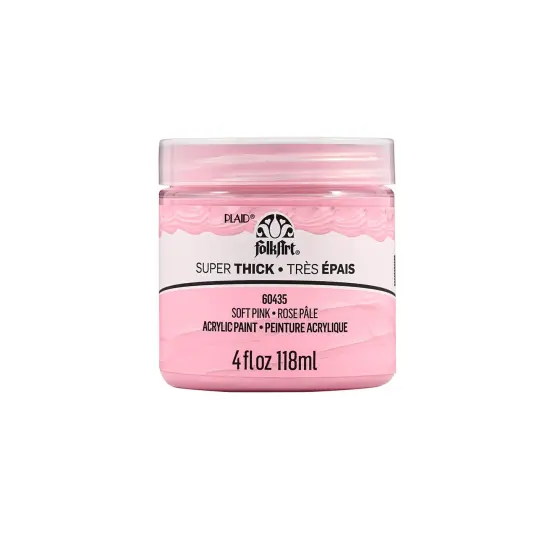 FolkArt Super Thick Acrylic Paint Soft Pink 4 oz {1}