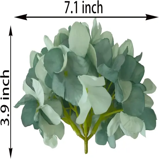 Fall Blue Hydrangea Artificial Flowers,10Pcs {3}