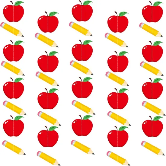 41Ft 5 Pcs Pencil Apples Garland {1}