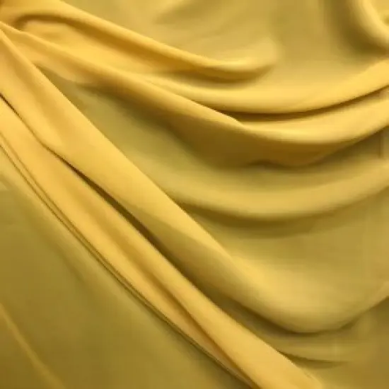 1 Yard Mustard Chiffon Fabric For Fashion Sewing, Draping, Event Decor, Crafts, Overlays 60 Inch Width {2}