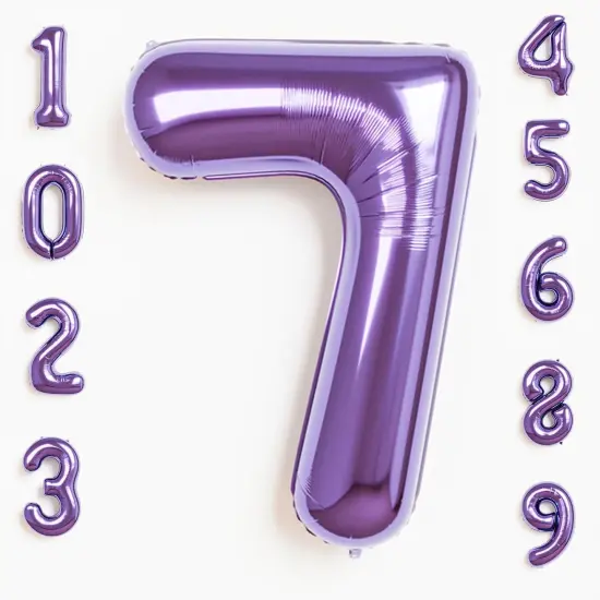 7 Balloon Number 40 Inch {1}