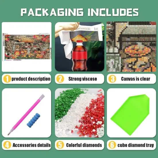 Halloween Diamond Painting Kits for Adults and Beginners, 5D Large Size-27.5 x 15inch {5}