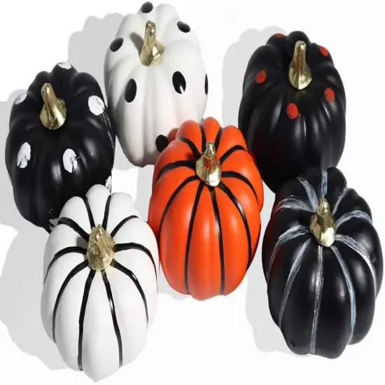 6PCS Halloween Pumpkins Decor {1}
