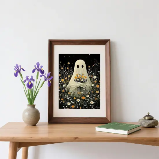 Halloween Ghost Flower Diamond Art Kits {2}