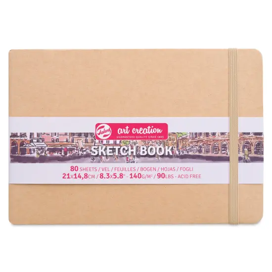 Royal Talens Art Creations Sketchbook - 5.8" x 8.3", Kraft {1}