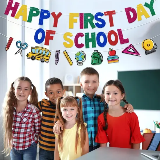 Happy First Day of School Banner {7}