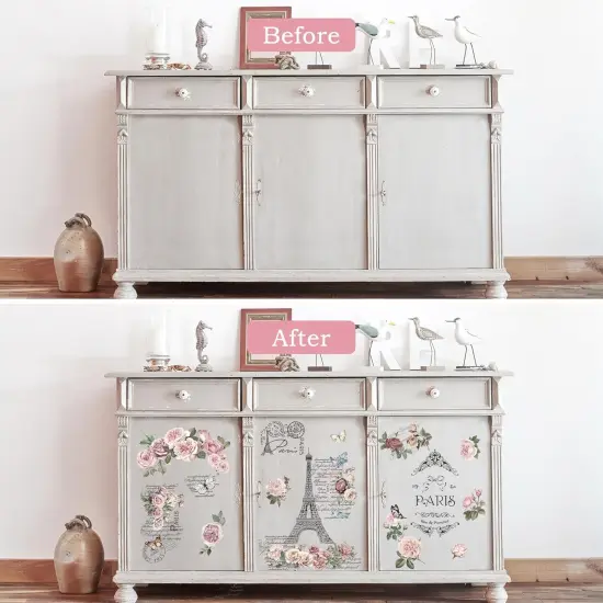 2 Large 12"x18" Sheets Decorative Vintage Stickers and Decals {3}