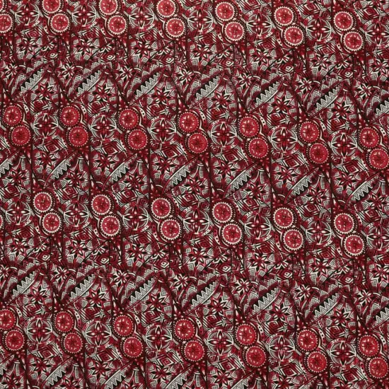1 Yard Traditional Polynesian Fijian Print Fabric 100% Cotton Light Barkcloth, 45 inches Width Grey {2}