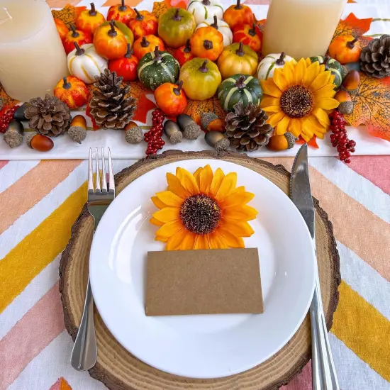 68 Pcs Assorted Fall Decorating for Table {3}