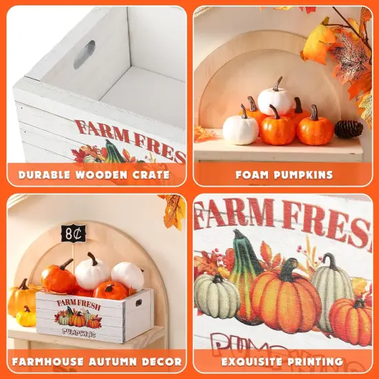 16 Pcs Fall Tiered Tray Decor {2}