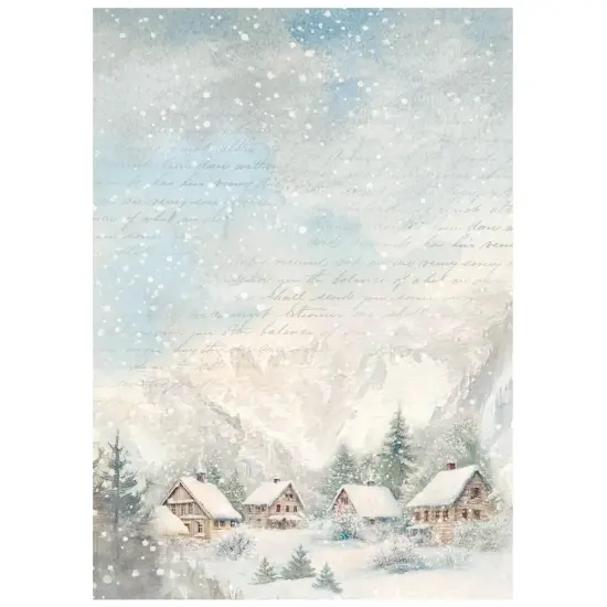 Stamperia Rice Paper Backgrounds A6 8/Pkg -The Owl's House {3}