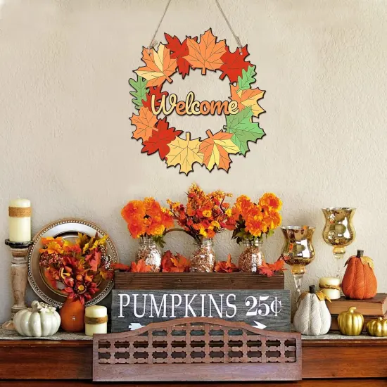 Unfinished Fall Wreaths Wood Crafts to Paint Set of 3 {3}