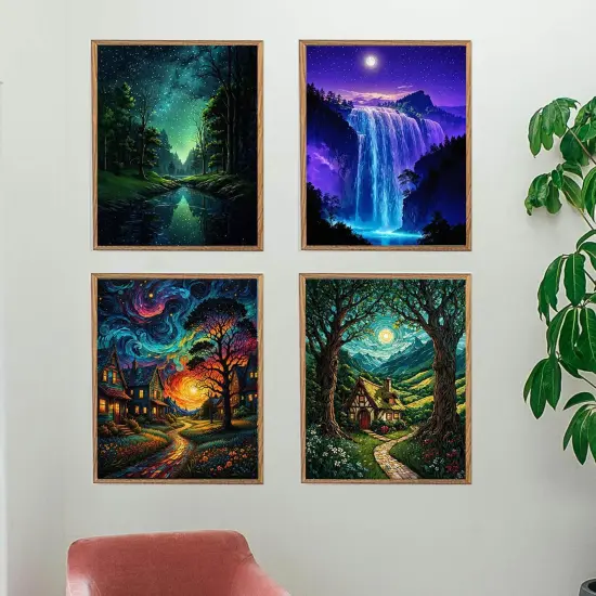 Starry Sky Paint by Numbers - 4 Pack {2}