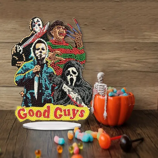 DIY Halloween Tabletop Diamond Painting Kits for Adults {2}