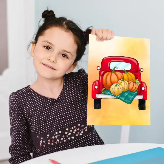 36PCS Fall Coloring Pages for Kids {4}