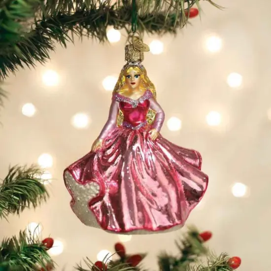 Old World Christmas 4.5 Inch Princess Tree Ornament , Fairy Tale Pink Dress {3}