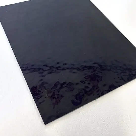 Wissmach MIDNIGHT BLUE English Muffle Stained Glass Sheet &ndash; Vintage Ripple Textured Art Glass for Mosaics, Panels, Lamps & DIY Crafts | Hand-selected by The Little Flowers {5}