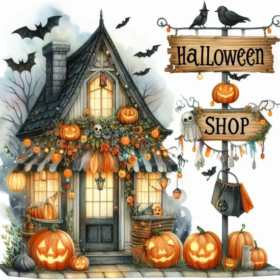 Halloween Diamond Painting Kits - 14x14 Inch (G8119-US) {1}