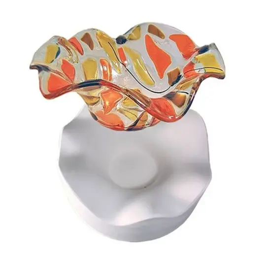 11" Dia. x 4.75" Large Organic Slump Glass Fusing Kiln Mold {1}