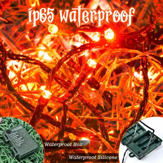 Orange Lights for Halloween Lights {4}