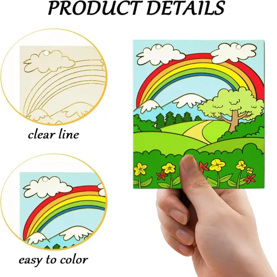 10 Pcs Large Unfinished Wood Crafts for Painting {2}