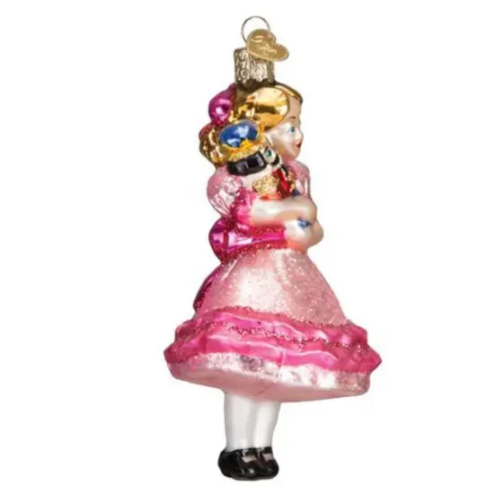 Old World Christmas 4.25 In Clara / Nutcracker Christmas Tree Ornament , Ballet Christmas Pink {2}