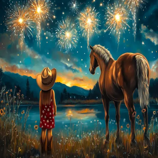 Sunsout Meeting a Friend 1000 pc Jigsaw Puzzle 77164 {1}