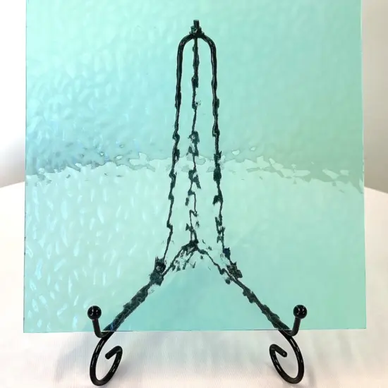 Wissmach PALE AQUA English Muffle Stained Glass Sheet &ndash; Vintage Ripple Textured Art Glass for Mosaics, Panels, Lamps & DIY Crafts | Hand-selected by The Little Flowers {3}