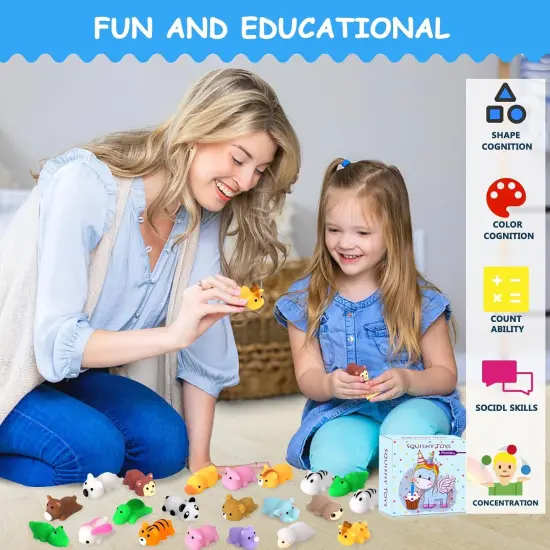 30 Pcs Squishies Mochi Toys {5}