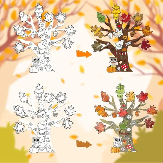 Fall Thankful Craft - 48PCS {2}