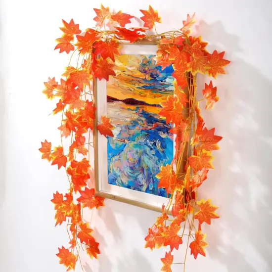 12 Pack Fall Leaf Garland {4}