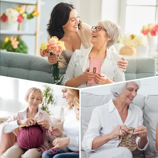 32 Pcs Crochet Hooks Set, Ergonomic 12mm-25mm Large Crochet Hooks for Chunky Yarn, Professional Huge Crochet Needles and Accessories for DIY Crafts, Carpets, Scarves {3}