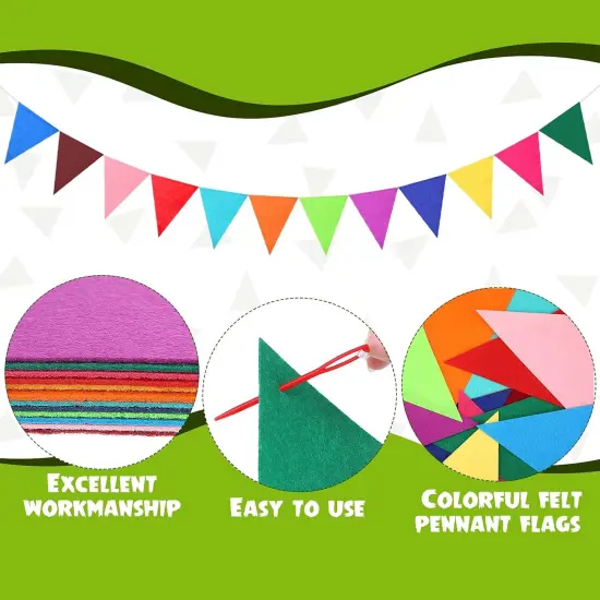 9.8 Feet Pom Pom Garland {2}