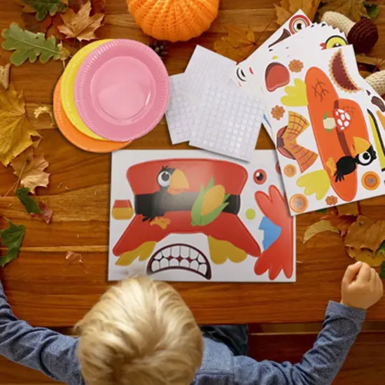 12 Pack Scarecrow Craft for Kids {3}