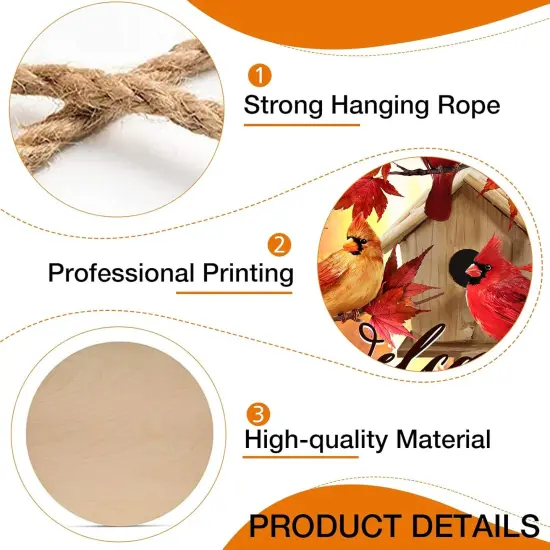 Welcome Fall Cardinal Front Door Porch Decor {3}