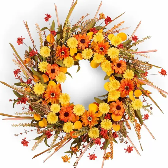 22 Inch Fall Wreaths for Front Door {1}