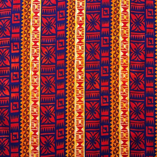 1 Yard Traditional Fiji Cotton Fabric Bark Cloth 45 Inches Width Yellow {4}