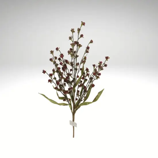 27" Red Fall Berry Spray Stem – Artificial Wood Berries for Autumn Arrangements-65121-RD {3}