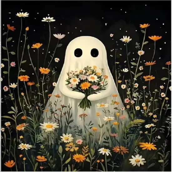 Ghost Halloween Diamond Art Kits {1}