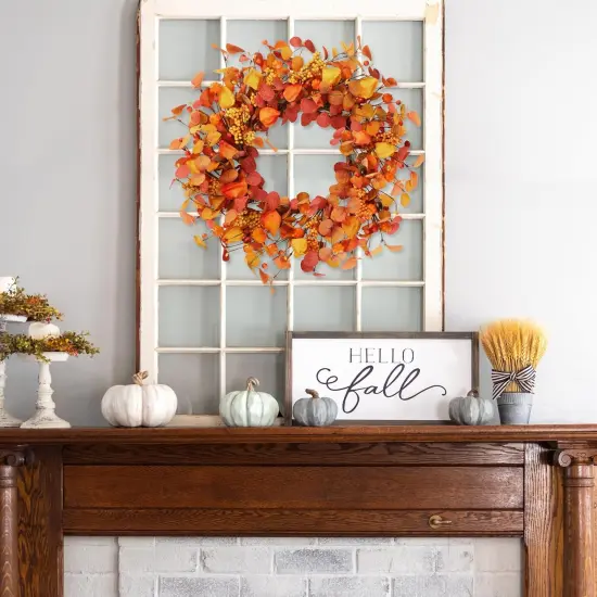 Artificial Fall Wreath 20&rsquo;&rsquo; {4}
