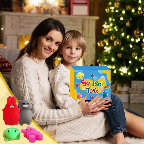 200 Pcs Mochi Squishy Toy, Kawaii Squishies Bulk {2}