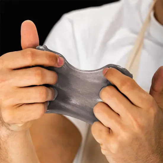 Jewelescent Mica Pearl Pigment Powder, Pewter Grey 3.5 oz (100g) Pouch - Cosmetic Grade, Epoxy Resin Color Pigment, Mica Powder for Resin, Soap, Slime, Candle Dye, Art, Crafts {3}