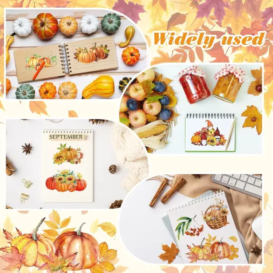 16 Fall Thanksgiving Rub on Transfers for Crafts - Pumpkin {5}