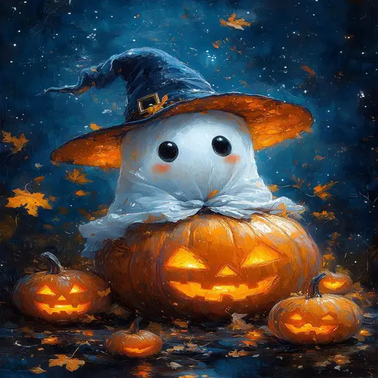 Halloween Diamond Art Kits for Adults, Halloween Diamond Painting Kits, 12" x 16" {1}